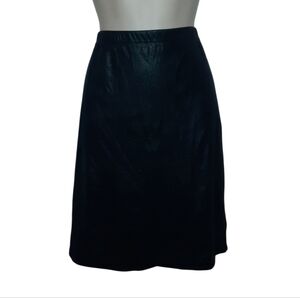 ravel Black A-Line Skirt with Subtle Sheen